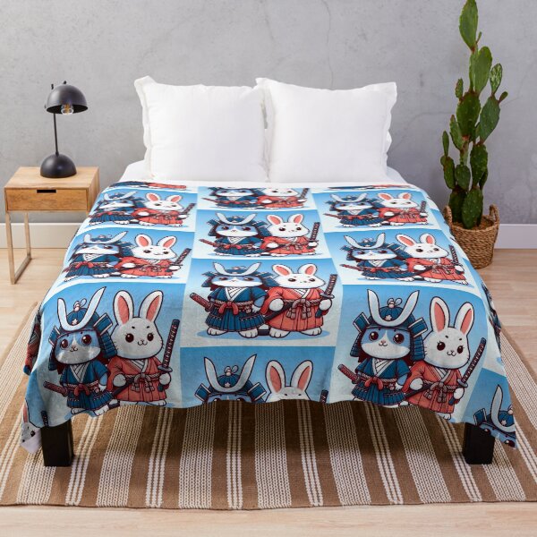 Item preview, samurai cute cat and rabbit designed and sold by Dogandesighn.
