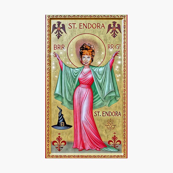 Item preview, St. Endora (Agnes Moorehead) designed and sold by CMooreWorx.