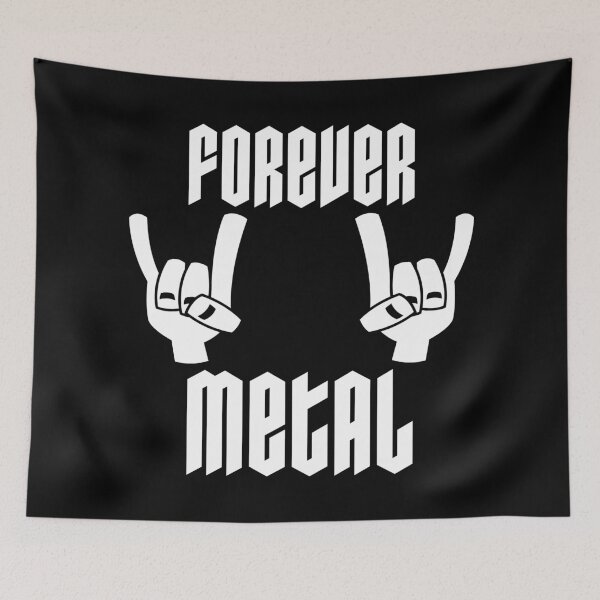 Item preview, Forever Metal Heavy Metal Devil Horns Hand Gesture In White designed and sold by fizzgig.