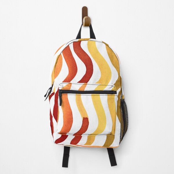 Item preview, Wavy lines - autumn palette designed and sold by wackapacka.