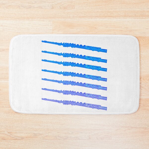 Item preview, Flutes Blue Ombre designed and sold by ValeriesGallery.