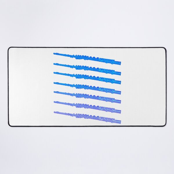 Item preview, Flutes Blue Ombre designed and sold by ValeriesGallery.