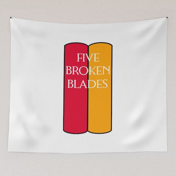 Item preview, Five Broken Blades Bookstack designed and sold by doodlesbyCara.