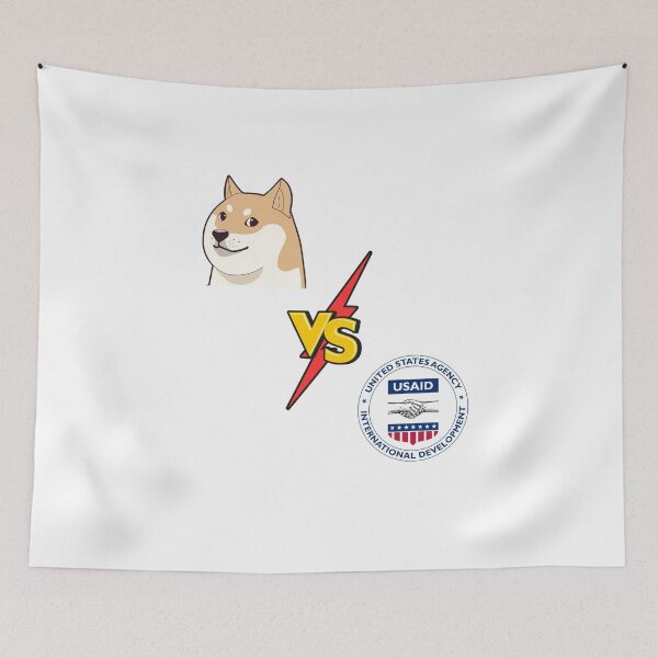 Item preview, D.O.G.E. vs. USAID designed and sold by RadiantRoost.