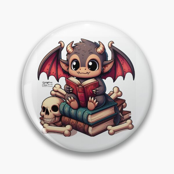 Item preview, Baby Gargoyle Learning To Read designed and sold by TheCrypticCrow.