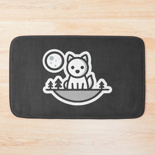 Item preview, Lone Wolf Illustration. / Introvert Joke Funny T-Shirt Label designed and sold by introvertvibes.