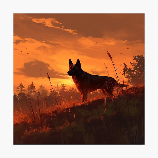 Item preview, Dog Owner // Aesthetic dog // dog silhouette // Animal Art // Beautiful dog Art  designed and sold by SMARTKIT  DESIGNAGENCY.