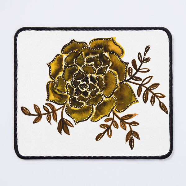 Item preview, Watercolor houseleek - amber designed and sold by wackapacka.