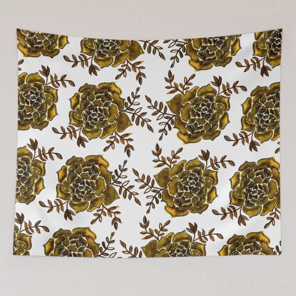 Item preview, Watercolor  houseleek - amber designed and sold by wackapacka.