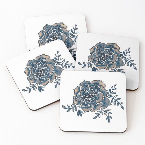 Item preview, Watercolor  houseleek - neutral designed and sold by wackapacka.