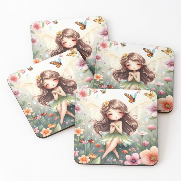 Item preview, Whimsical Garden Fairy: A Magical Journey Through Nature's Enchantment designed and sold by zoughlal.