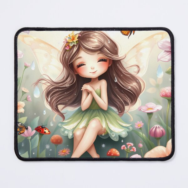 Item preview, Whimsical Garden Fairy: A Magical Journey Through Nature's Enchantment designed and sold by zoughlal.
