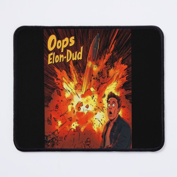 Item preview, Oops Elon-Dud – Explosive satirical humor Art designed and sold by JanChryzostom.