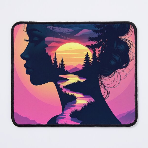 Item preview, Sunset Silhouette Woman designed and sold by ArtSE46.