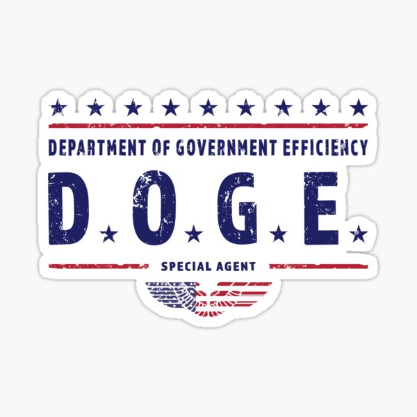 Artikel-Vorschau von D.O.G.E. Spezialagentenabzeichen - USA Politik 2025, designt und verkauft von cabana.space.