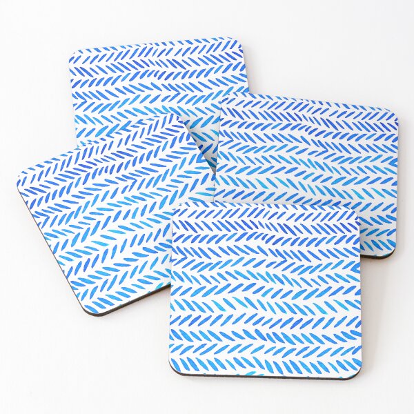 Item preview, Watercolor knitting pattern - blue designed and sold by wackapacka.