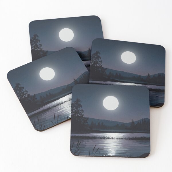 Item preview, moonlit night on the lake designed and sold by wi geon.