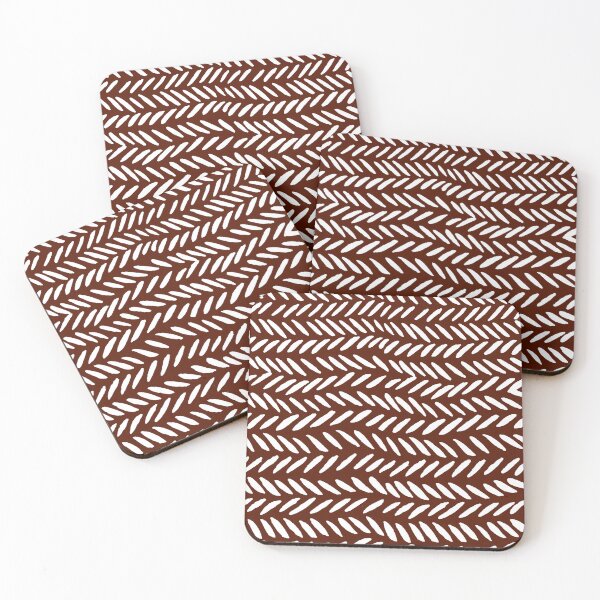 Item preview, Knitting pattern - white on burgundy designed and sold by wackapacka.