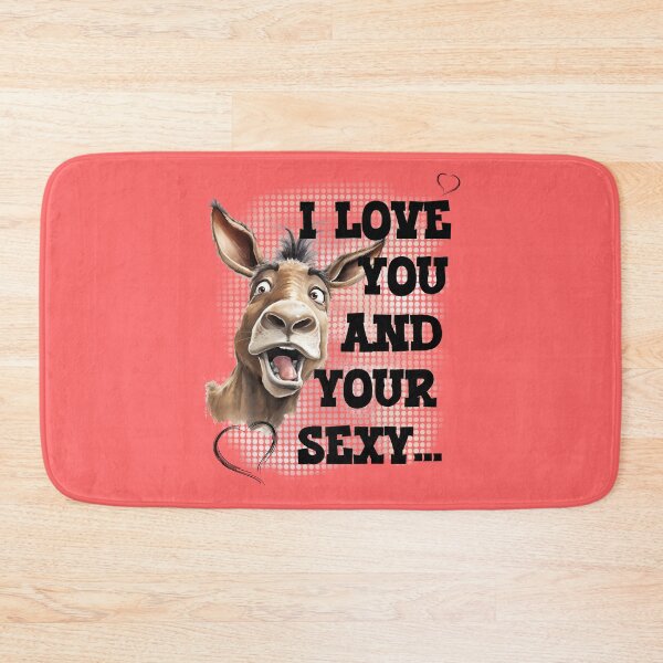 Item preview, Charming Donkey - Funny Graphic with a Love Message designed and sold by Aredbox.