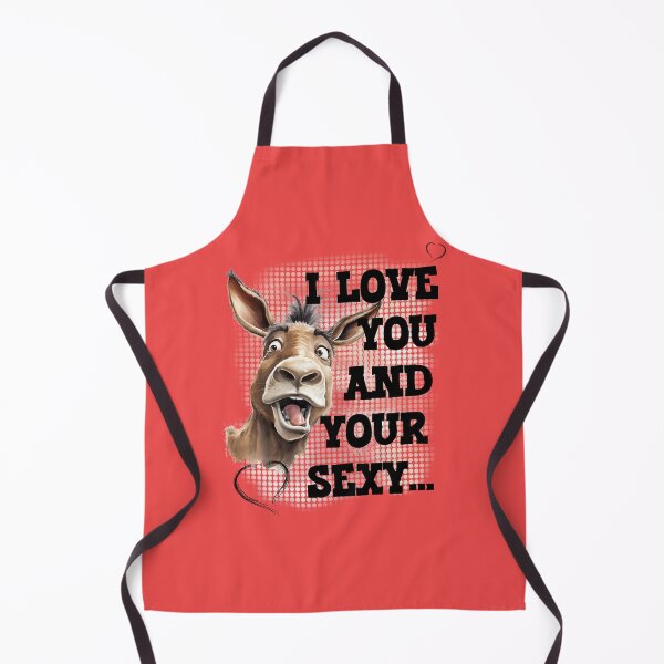 Item preview, Charming Donkey - Funny Graphic with a Love Message designed and sold by Aredbox.
