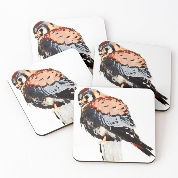 Item preview, American Kestrel Perched and Ready designed and sold by jd brown.