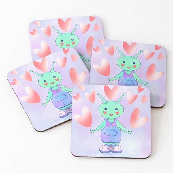 Item preview, Little Valentine Alien designed and sold by limonlaur.