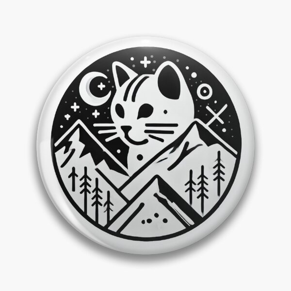 Item preview, Hiking Logo Cat - Exclusive Sticker (SALE!) designed and sold by WeLoveCatss.