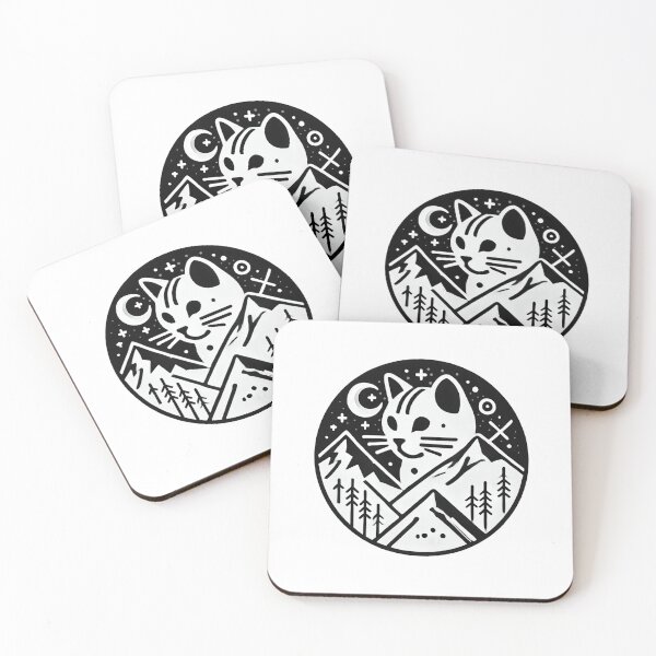 Item preview, Hiking Logo Cat - Exclusive Sticker (SALE!) designed and sold by WeLoveCatss.