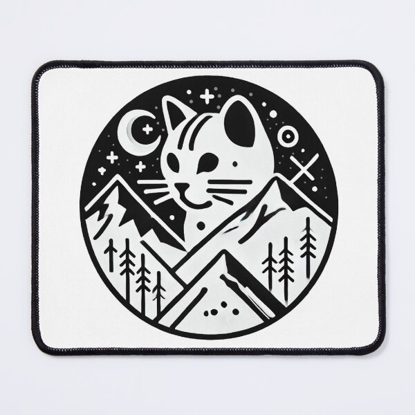 Item preview, Hiking Logo Cat - Exclusive Sticker (SALE!) designed and sold by WeLoveCatss.
