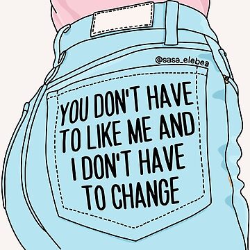 Artwork thumbnail, You don’t have to like me by Sasa Elebea by Sabrina Brugmann