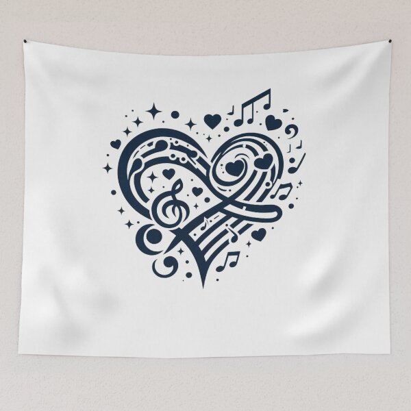 Item preview, Inspired Valentine’s Day Romantic Heart Melody designed and sold by aruntrendz.