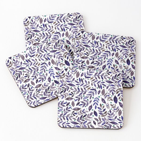 Item preview, Seasonal branches and berries - purple designed and sold by wackapacka.
