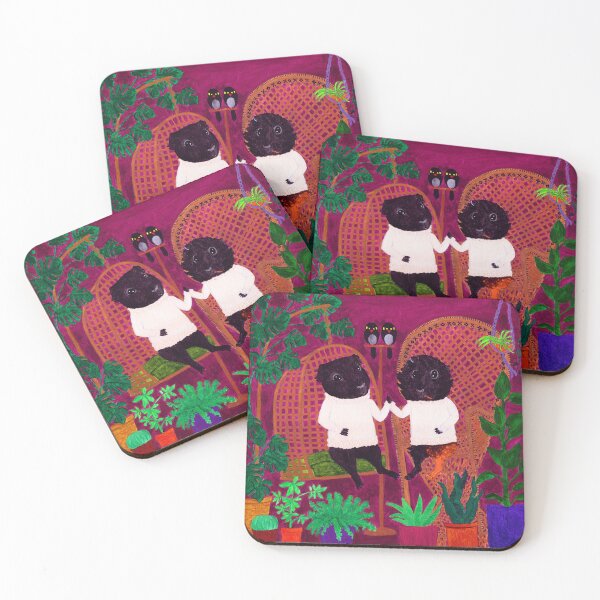Item preview, Salem and Hen Wen Reunited  designed and sold by Guinea Pigs and Books.