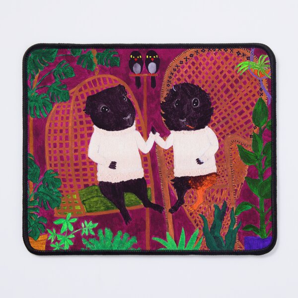 Item preview, Salem and Hen Wen Reunited  designed and sold by Guinea Pigs and Books.