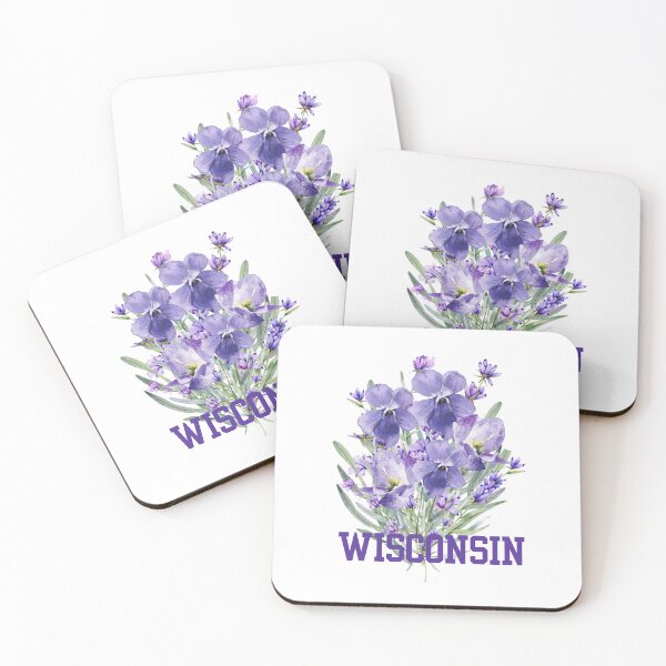 Item preview, Wisconsin State Flower Wood Violet Classic T-shirt Sticker designed and sold by ThinkNature!.
