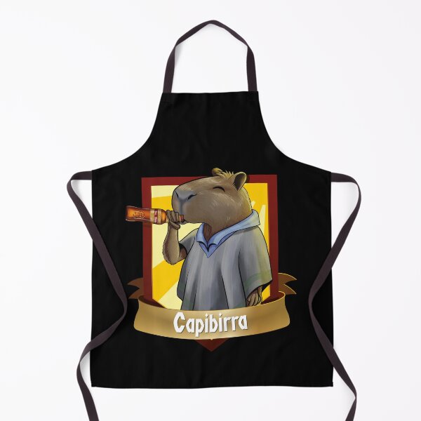 Item preview, Illustration of a Capybara drinking Colombian beer in a pun designed and sold by FoxnakeChiros.
