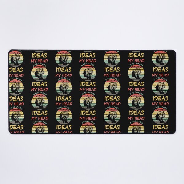 Item preview, My Head Is Full Of New Ideas Funny Design designed and sold by Maggie Mustard.