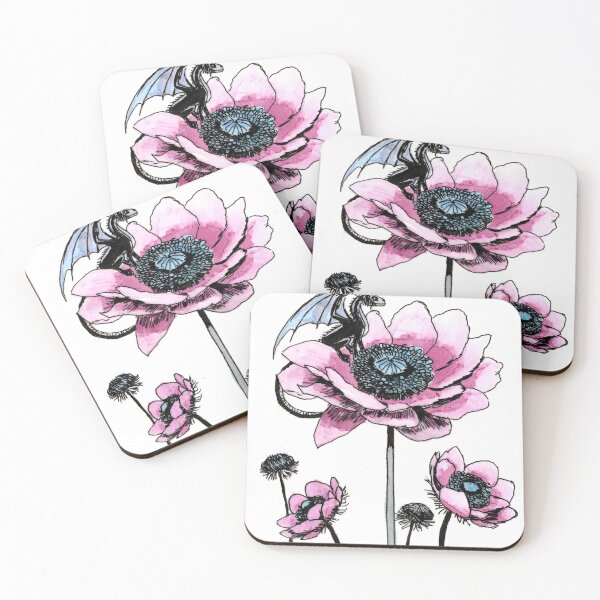 Item preview, Anemone Flower Dragon designed and sold by Scribbles & Doodles by Jinx.