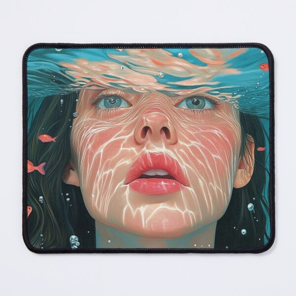 Item preview, Woman Underwater with Fish designed and sold by ArtSE46.