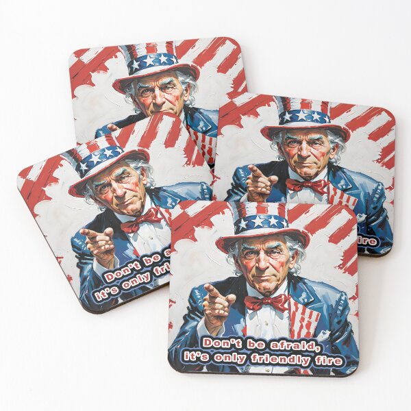 Item preview, Uncle Sam 016 5000x2 friendly fire designed and sold by Dead Presidents.