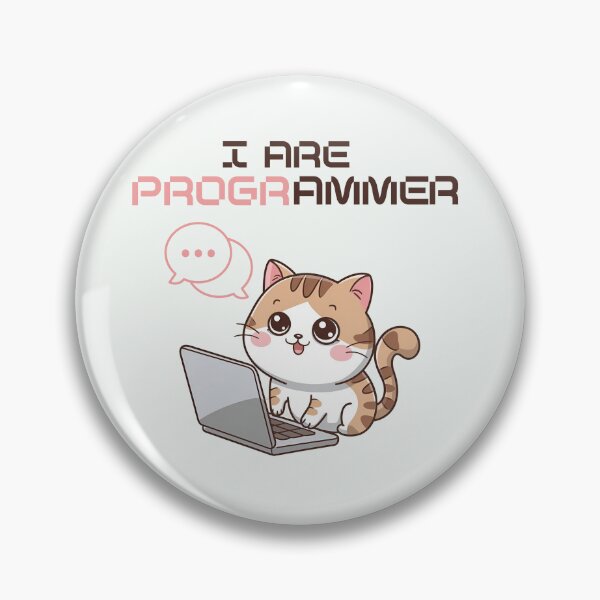 Item preview, I Are Programmer – The Cutest Coding Assistant! designed and sold by Golden-flower22.