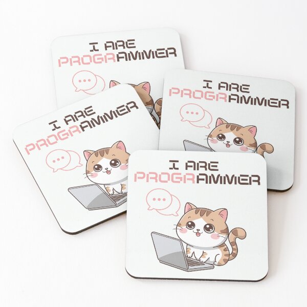 Item preview, I Are Programmer – The Cutest Coding Assistant! designed and sold by Golden-flower22.