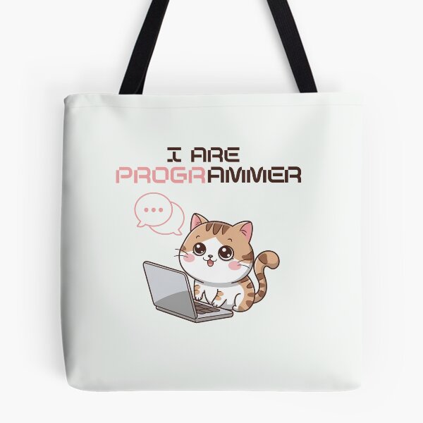 Item preview, I Are Programmer – The Cutest Coding Assistant! designed and sold by Golden-flower22.
