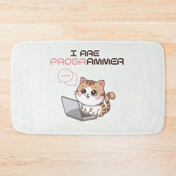 Item preview, I Are Programmer – The Cutest Coding Assistant! designed and sold by Golden-flower22.
