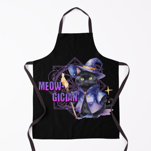 Item preview, Meow-gician wizard cat designed and sold by Wild Cat Project.
