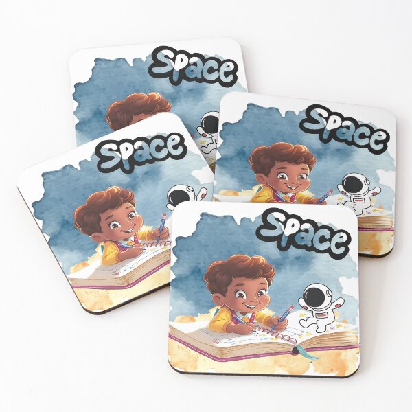 Item preview, A Joyful Boy Writing His Dreams in Space designed and sold by ChenEngEng.