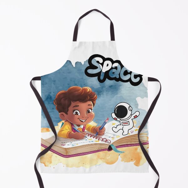 Item preview, A Joyful Boy Writing His Dreams in Space designed and sold by ChenEngEng.
