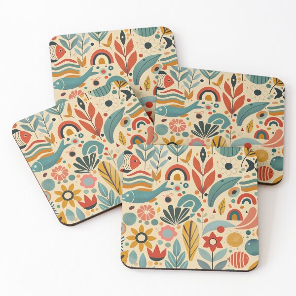 Item preview, Retro pattern seaweed designed and sold by Giagzhel.