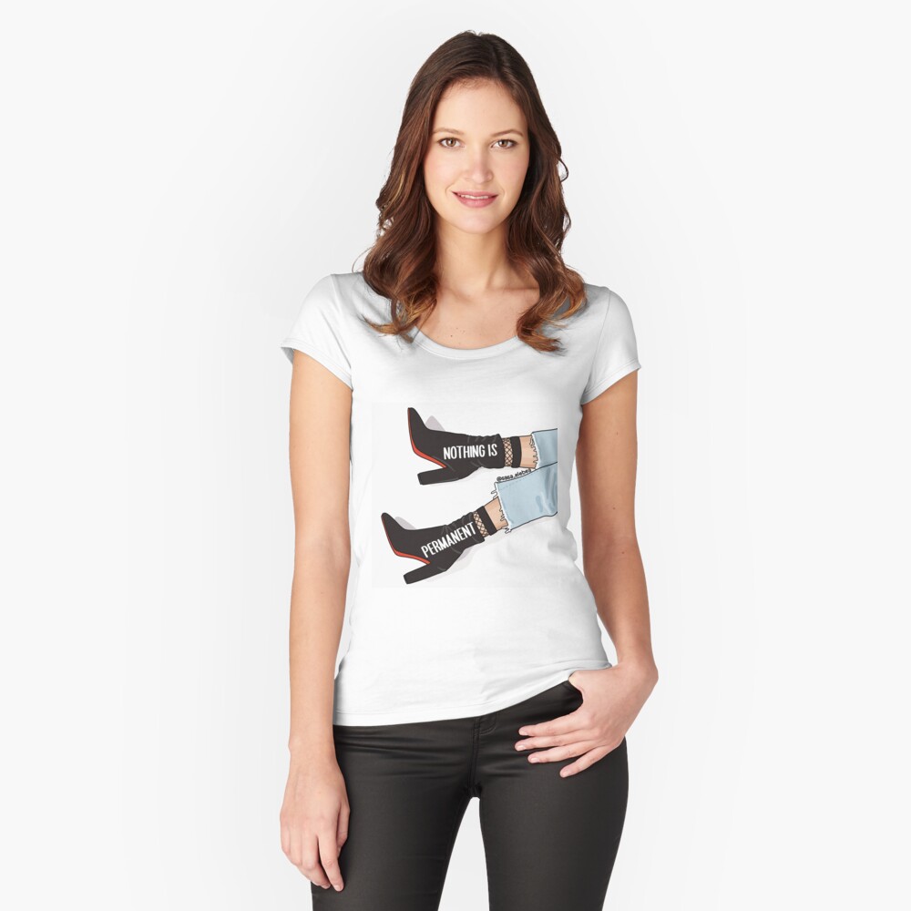 Item preview, Fitted Scoop T-Shirt designed and sold by elebea.
