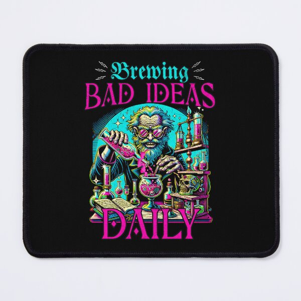 Item preview, Brewing Bad Ideas Daily | Funny Alchemist Art designed and sold by DarkSenseDesign.
